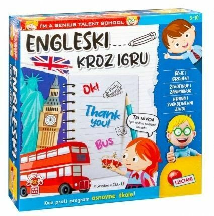 ENGLESKI KROZ IGRU MALI GENIJE 48892 LISCIANI